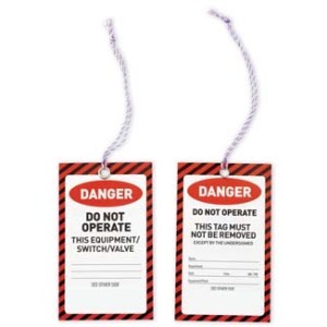 PVC Danger Tag