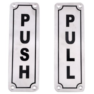 Supplier of Push & Pull Door Signs in Dubai