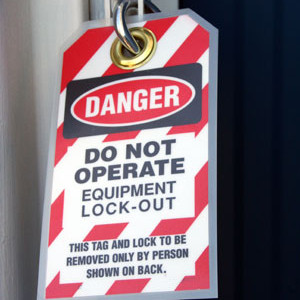 Laminated Danger Tag