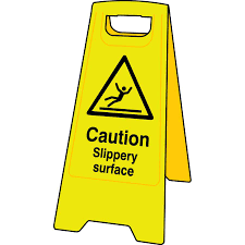 Slippery Surface - Floor Caution Stand Sign