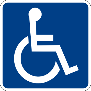 Safety Sign - Handicapped Accessible Sign