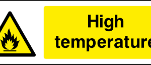 Safety Sign - High Temperature