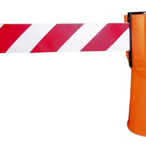 Safety Sign - Mounted Retractable Tape Barrier