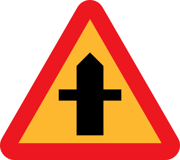 Safety Sign - Road Layout Sign