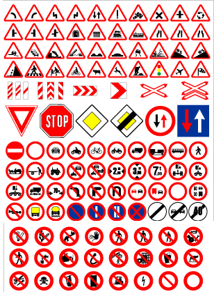 Safety Sign - Road signs