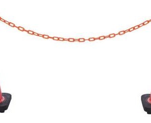 Traffic Plastic Chain with Cone