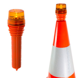 Traffic Road Safety Cone with LED Light