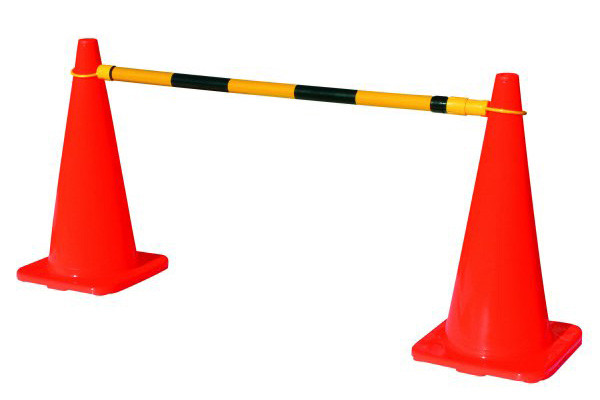 Traffic Safety Cone with Bar