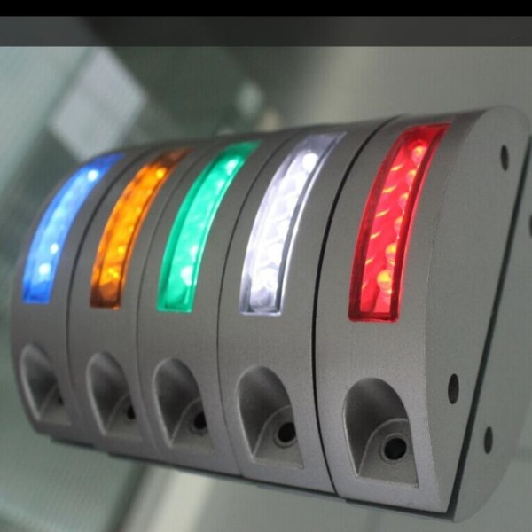 Traffic Safety - LED Solar Road Stud,Traffic Safety Aluminum Highway Warning Alarm Lamp 6 LED light 5pcs