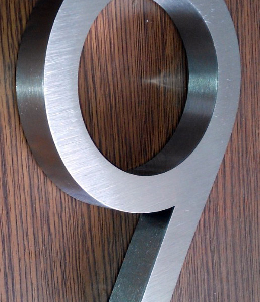 Safety Sign – Dubai – 3D-Sign Letter stainless steel house Street Number