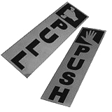 Safety Sign – Dubai – Push & Pull SSteel - Metal Sign
