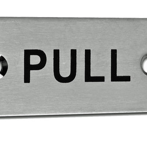 Safety Sign – Dubai – Stainless Steel Pull Sign