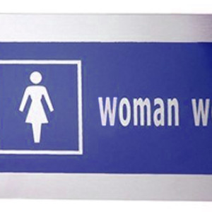 Safety Sign – Dubai – wholesale dropshipping stainless steel sign board woman wc Blue bathroom items